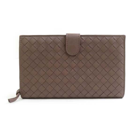 BOTTEGA VENETA Accessories - Bottega Veneta bi-fold wallet in light brown intrecciato leather, unisex, h31...